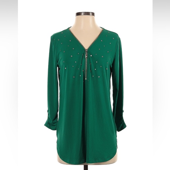 JM Collection Tops - NWT JM Collection sequence blouse size S